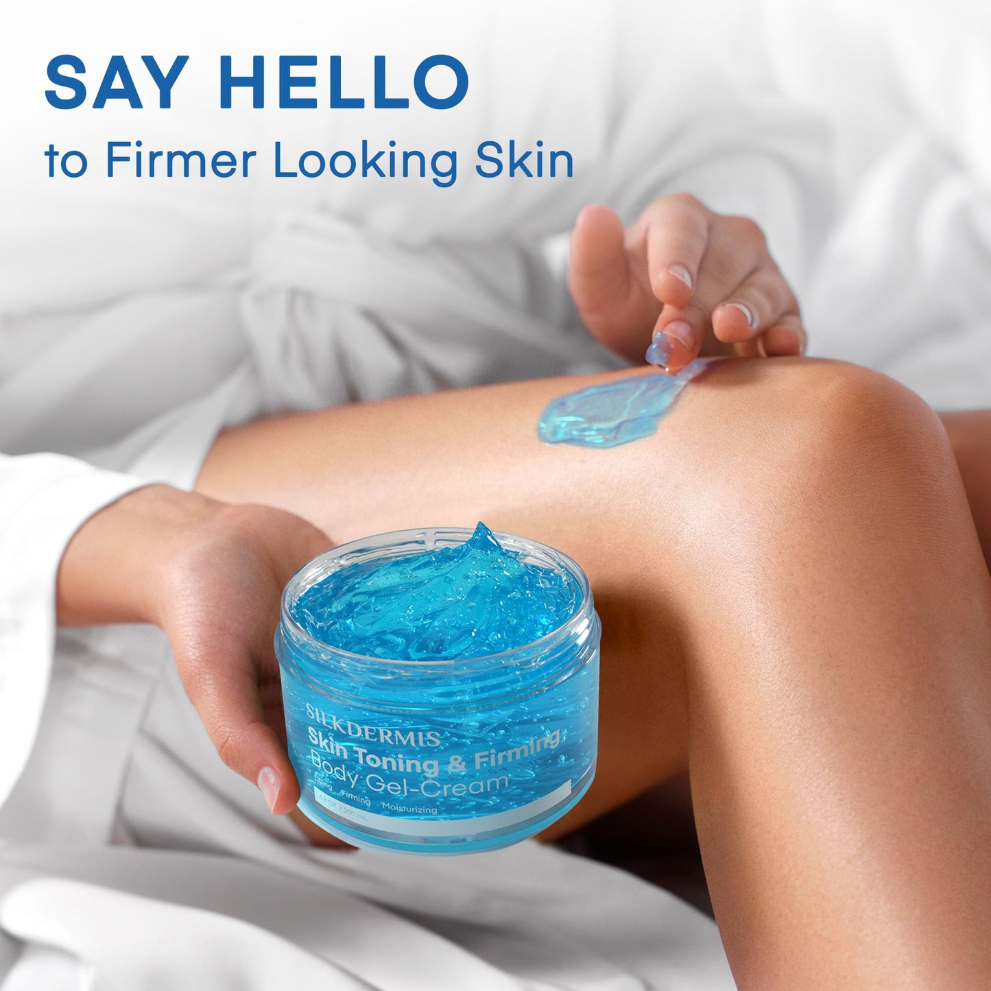 Skin Toning and Firming Gel: Skin Tightening Cream for Body - Effective Cellulite Cream for Tighs Buttocks & Stomach (6.7 Ounce (Pack of 1))