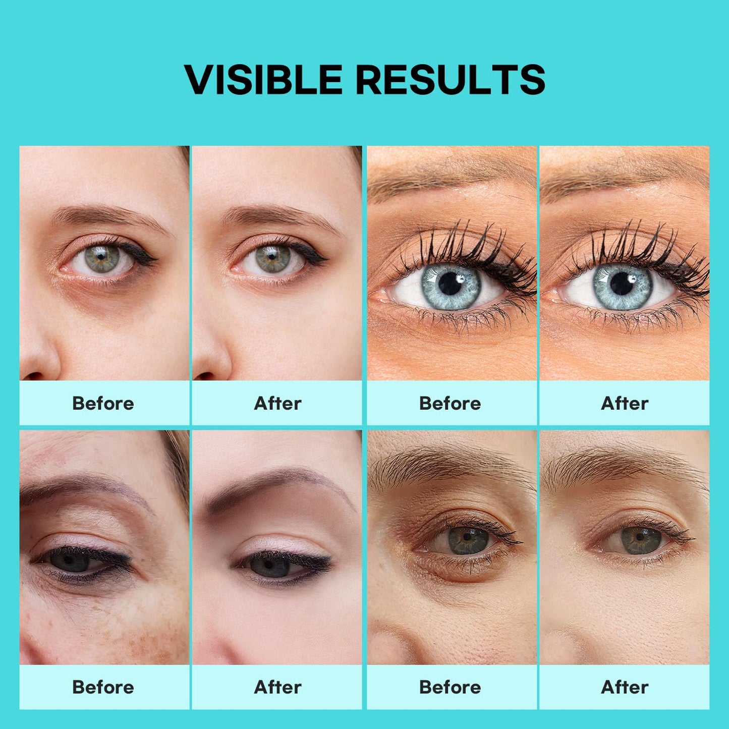 SLIKDERMIS Retinol Eye Cream for Dark Circles: Under Eye Cream for Reduce Wrinkles and Puffiness Lines Anti Aging - Eye Care Advanced Formula Night Cream 30ml